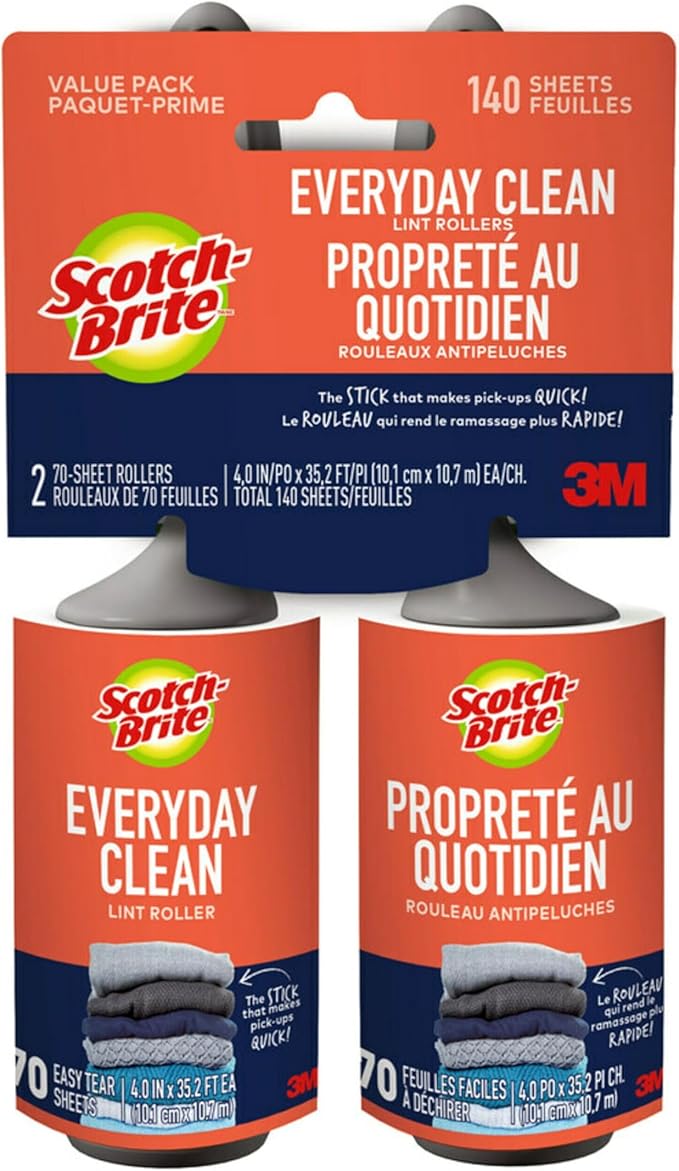 Scotch-Brite Everyday Clean Lint Roller, Lint Remover by Scotch-Brite