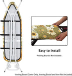 Hippie Flower Print Ironing Board Cover and Pad Thick Padding Standard Size - Image 4