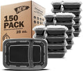 Freshware Meal Prep Containers 2 Compartment by Freshware