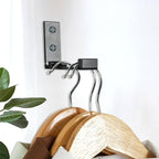 Aynoo Folding Coat Hook, Metal Heavy Duty Metal Coat Towel Hooks, Wall Mounted - Image 6