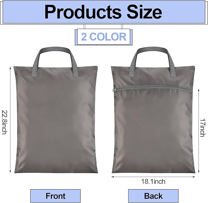 2 Pcs Travel Laundry Bags Waterproof - Image 7