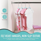 50 Pack Premium Baby Velvet Hangers - Image 4