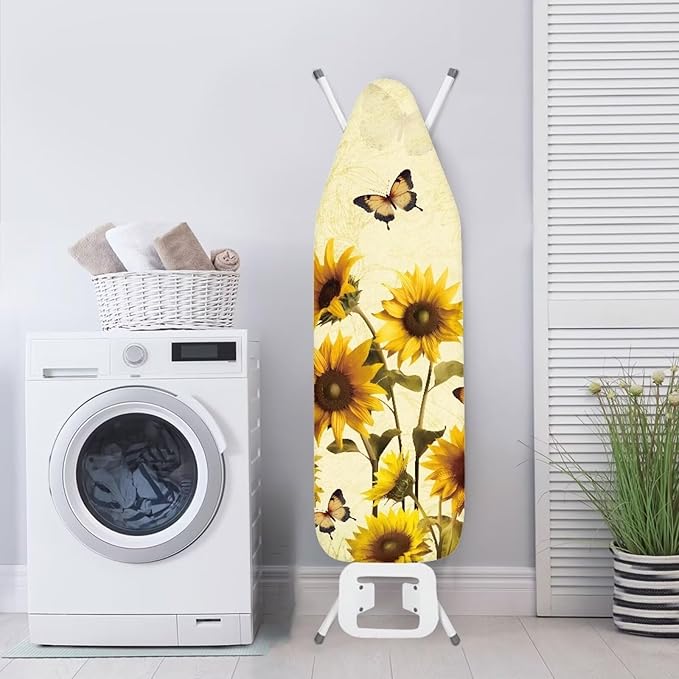 Sunflower Butterfly Ironing Board Cover and Pad- 52" x 13" Iron Board Cover - Image 4