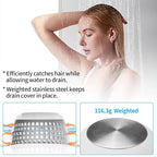 Shower Drain Hair Catcher Bathtub Drain Cover Shower Protector - Image 4