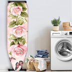Nuxovilar Pink Roses with Butterflies Ironing Board Cover, This Cover Fits Most - Image 3