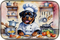 Caroline's Treasures DAC6316DDM Rottweiler The Chef Dish Drying Mat Absorbent by CarolinesTreasures