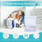 OTraki Mesh Laundry Bag for Delicates, 24 x 32 inch Large Mesh Delicates Bag - Image 6