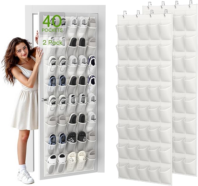 Unjumbly Over the Door Shoe Organizer by Unjumbly