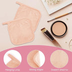 Makeup Remover Cloth 12 Pack, Ultra Soft and Reusable Microfiber Makeup Remover - Image 3