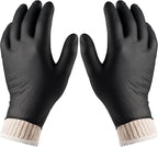 BBQ Gloves 4 Cotton Glove Liners and 100 Disposable Gloves Washable Cotton by Nechtik