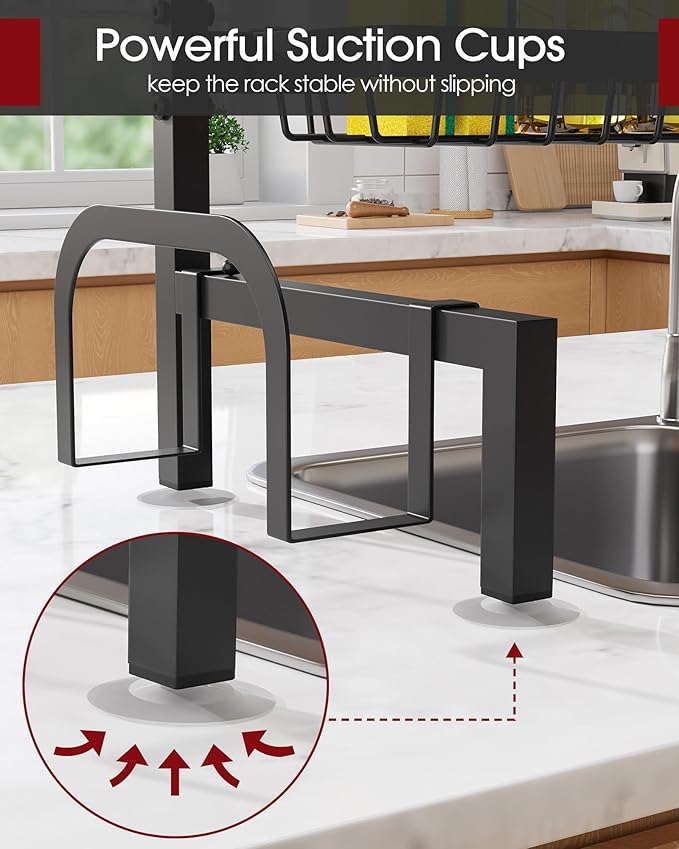 Over The Sink Dish Drying Rack - Image 4
