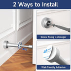 Adjustable Door Stopper, 3.07-4.45in Aluminum Door Stoppers - Image 4