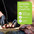 Inspire Black Nitrile Disposable Gloves | 4.5 Nitrile Disposable Safety Medical - Image 6