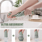 Homaxy 18 Pack Kitchen Dish Cloths, Ultra Soft and Absorbent Dish Towels - Image 3