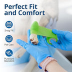 Disposable Nitrile Exam Gloves, Nitrile Gloves Disposable Latex Free, Medical - Image 3