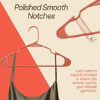 Plastic Clothes Hangers – Heavy Duty Hanger Set, - Image 7