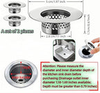 2-Pack Stainless Steel Drain Filter - Image 6