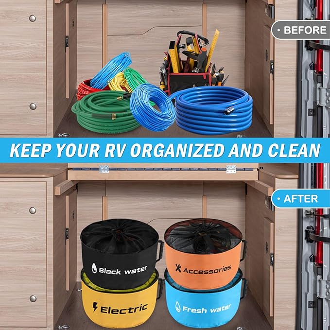4 Pack RV Sewer Hose Storage - Image 6