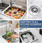 3-in-1 Kitchen Sink Drain Strainer & Sink Stopper - Image 7