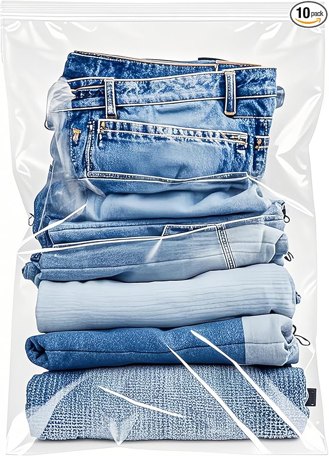Large 5 Gallon Plastic Storage Bags by Unknown