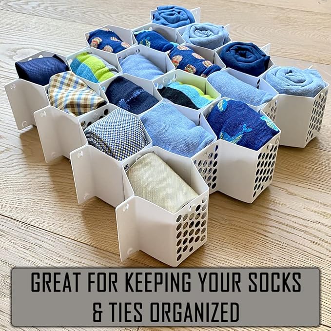 Evelots Honeycomb Drawer Organizer - Image 6