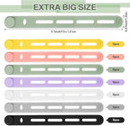 42 Pcs Silicone Cable Ties Reusable Cord Organizer Adjustable Data Cable Wraps - Image 2