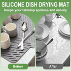 Silicone Drying Mat, Heat-Resistant, Eco-friendly, Hygienic Drying Pad - Image 5