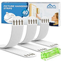 Heavy Duty Large Picture Hanging Strips, 20-Pairs Adhesive Picture Hangers by MERDTTESHOME