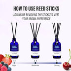 Reed Diffuser Set, Sweet Cherry Oil Diffusers - Image 3