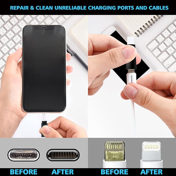 Cleaner Kit for AirPod, Cell Phone Cleaning Repair & Recovery iPhone and iPad - Image 5