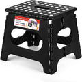 ACSTEP Folding Step Stool 11 Inch, Sturdy Plastic Foldable Step Stool for Kids & Adults, Non Slip Lightweight Collapsible Foot Stools Holds 300 lbs, Ideal for Kitchen, Bathroom, Bedroom, Outdoor by ACSTEP
