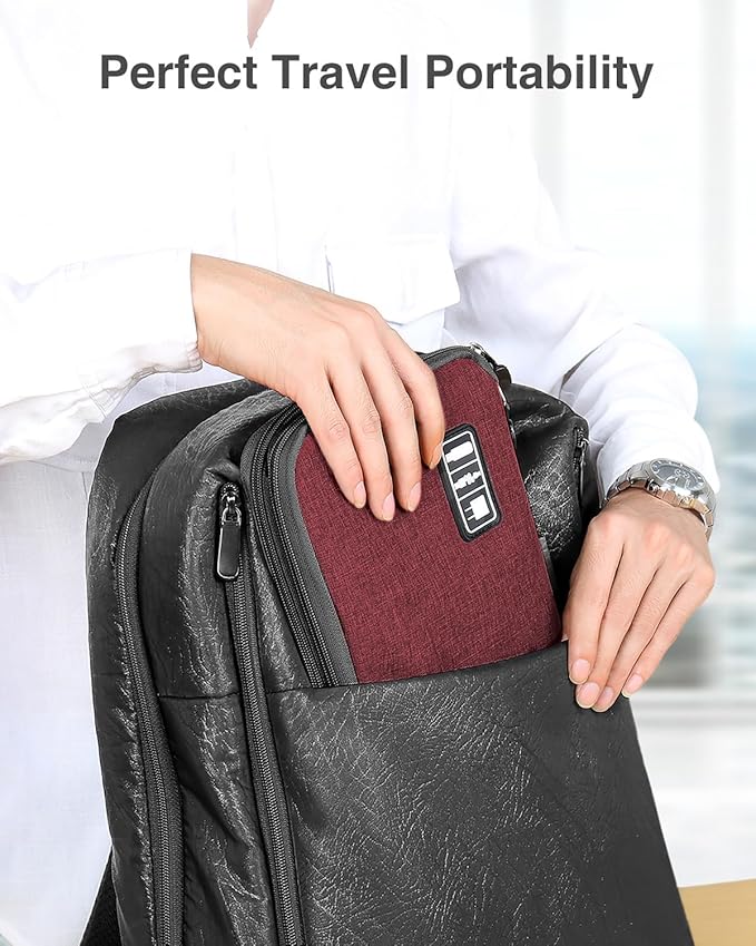 Luxtude Electronic Organizer Travel Case Large, Cord Organizer Travel, Large - Image 6
