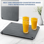 Stone Dish Drying Mats for Kitchen Counter 15.7"x 11.8" Quick Dry Stone Drying - Image 7