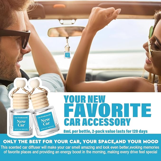 HoogaLife Car Air Freshener Diffuser 2 Pack Hanging Air Freshener - Image 3
