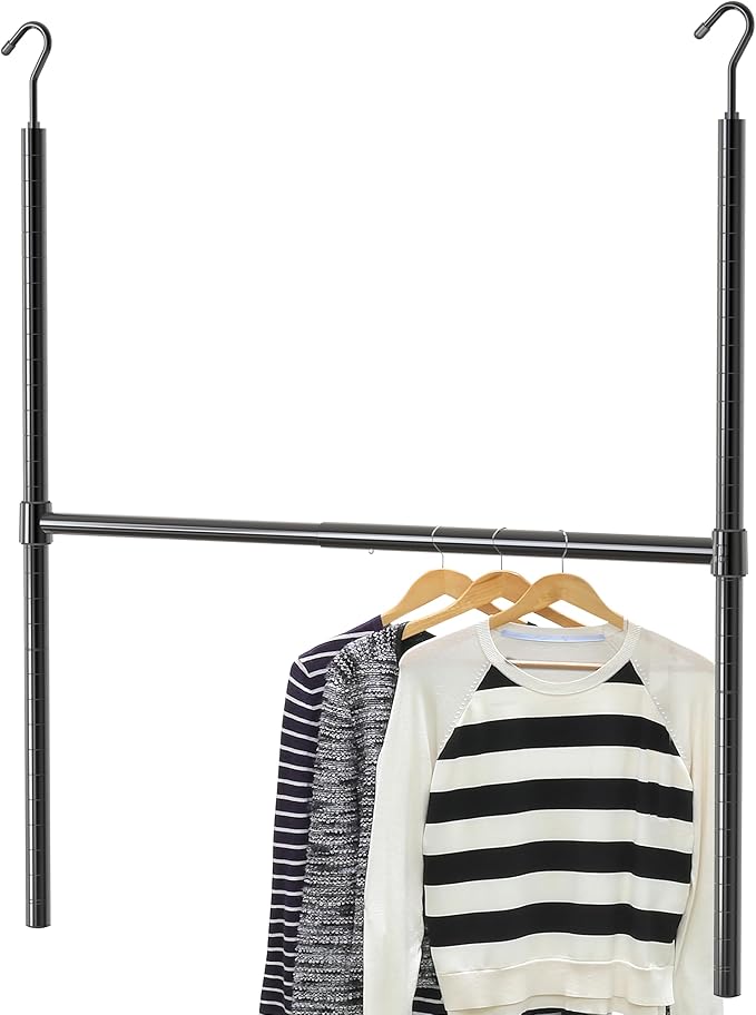 Simple Houseware Adjustable Closet Hanging Rod by SimpleHouseware