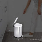 simplehuman 4.5 Liter Bathroom Trash Can - Image 6