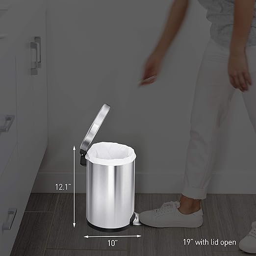 simplehuman 4.5 Liter Bathroom Trash Can - Image 6