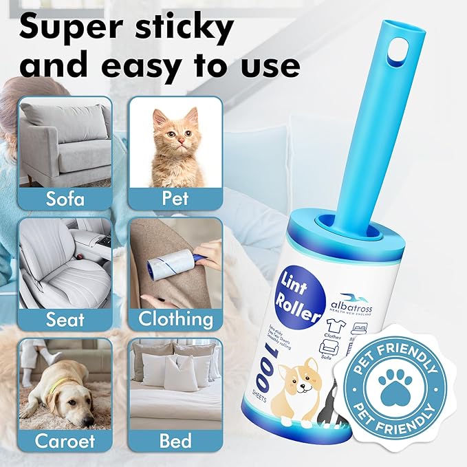 Extra Sticky Lint Roller, Mega Value Set 1000 Sheets - Image 5