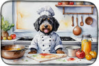 Caroline's Treasures DAC6205DDM Bernedoodle The Chef Dish Drying Mat Absorbent by CarolinesTreasures