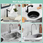 24 Inch Silicone Faucet Mat for Kitchen Sink Splash Guard - Image 6
