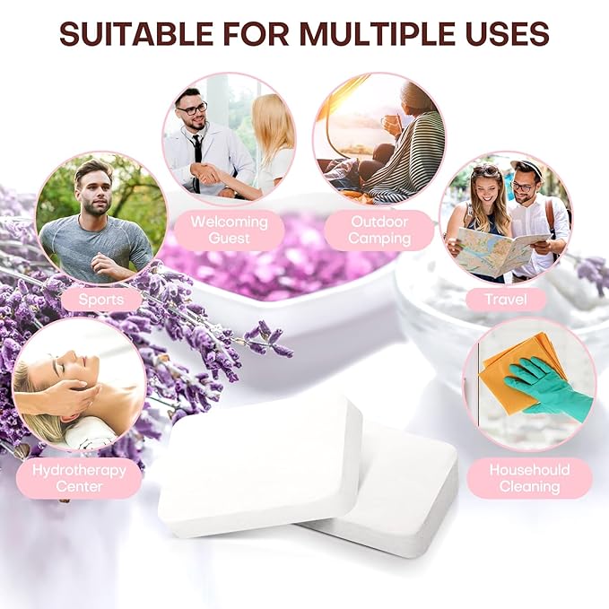 Disposable Face Towel 20 Count Compressed Towel Tablets 12×9 Inch Washcloths - Image 7