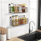 4 Set Extra Large Hanging Wall Wire Baskets, Hanging Wall Mount Storage Baskets - Image 9