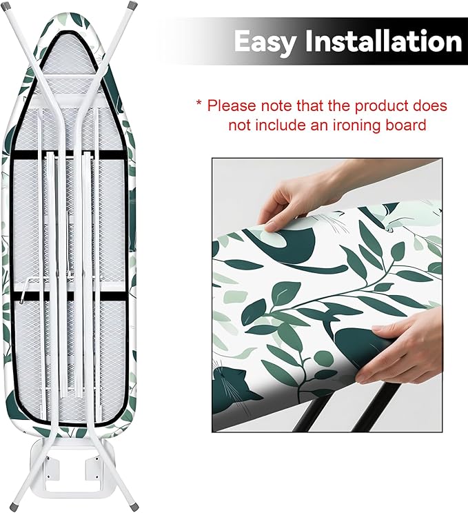 Floral Ironing Board Cover, Standard Size Cotton Iron Board Covers - Image 2