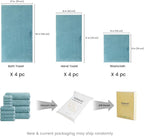 SEMAXE 12-Piece Family Bathroom Towel Set - Image 2