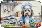 Caroline's Treasures DAC6204DDM Bergamasco Sheepdog The Chef Dish Drying Mat by CarolinesTreasures