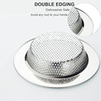 LASSHSWA Kitchen Sink Strainer Stainless Steel, Kitchen Sink Drain - Image 3