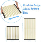 Large Expandable Roll Up Dish Drying Rack, Heat-Resistant Dish Drainer - Image 7