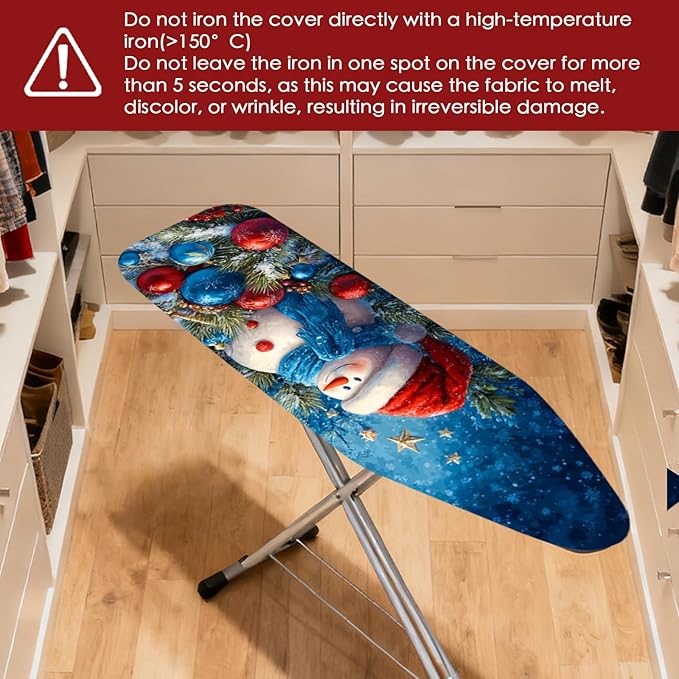 Nuxovilar Ironing Board Covers Winter Snowman - Image 4