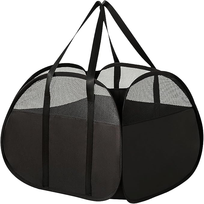 Collapsible Laundry Baskets, Tear Proof Pop Up Laundry Hamper by BATTOO