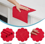 Homaxy 24 Pack Kitchen Dish Cloths, Super Soft and Absorbent Coral Velvet Dish - Image 2